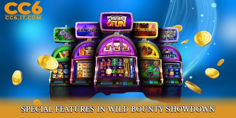 Special Features in Wild Bounty Showdown