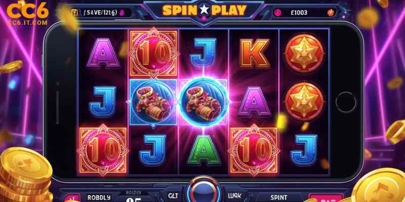 Example of a mobile slot-style gaming interface illustrating modern digital gameplay.