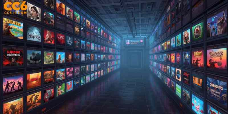 Large game libraries allow players to explore many different themes.